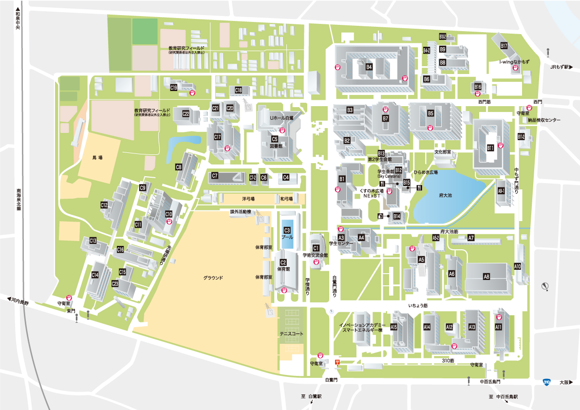 キャンパスマップ