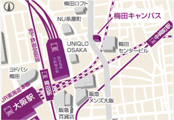 kandai_umedacampus_map