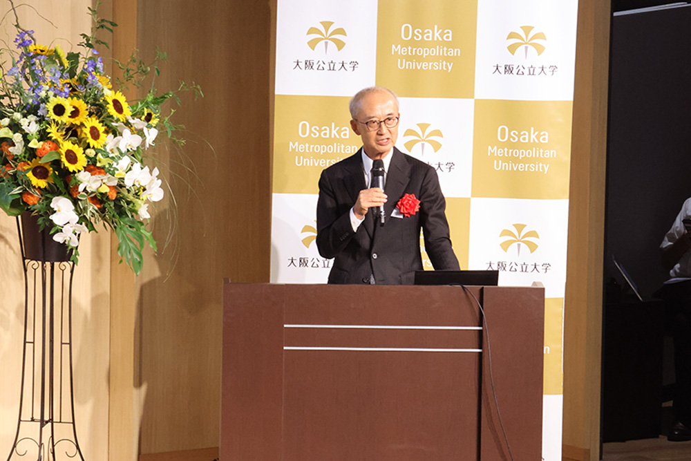 株式会社日立ハイテク コアテクノロジー＆ソリューション事業統括本部 長我部 信行エグゼクティブアドバイザーによる挨拶