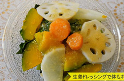 電子レンジで簡単冬の蒸し野菜
