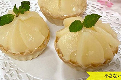 桃のゼリータルト