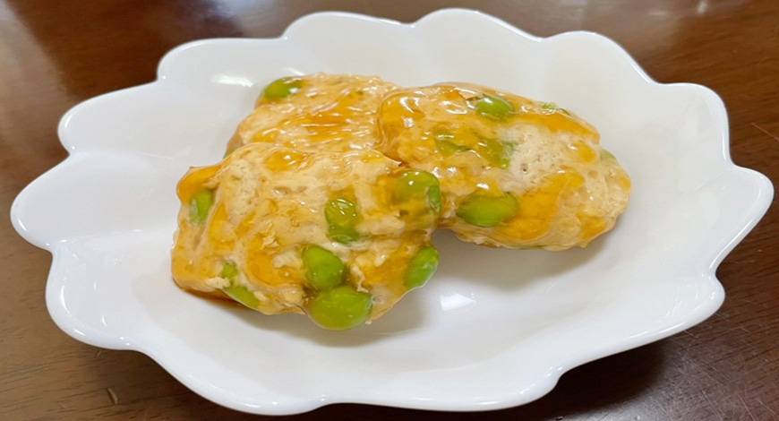 プチプチ枝豆つくね