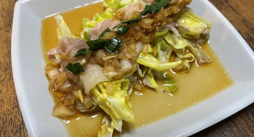 旨ダレ豚キャベツ巻き