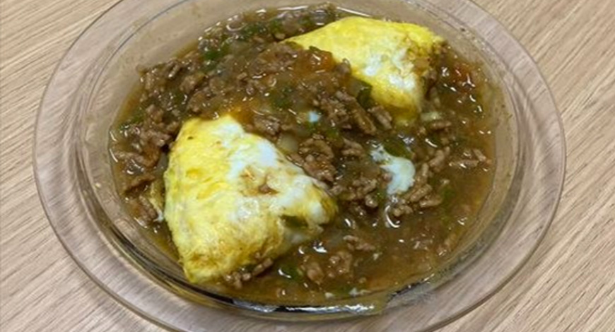 カレーオムレツ