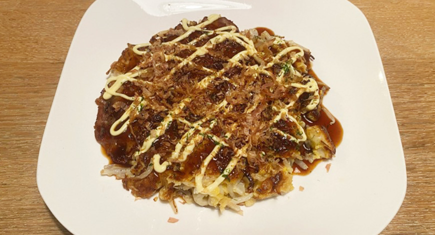 もやしのお好み焼き