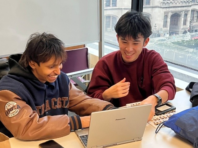 アメリカ短期研修の様子