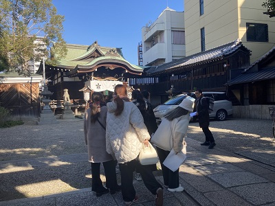 大阪市比売許曽神社の見学