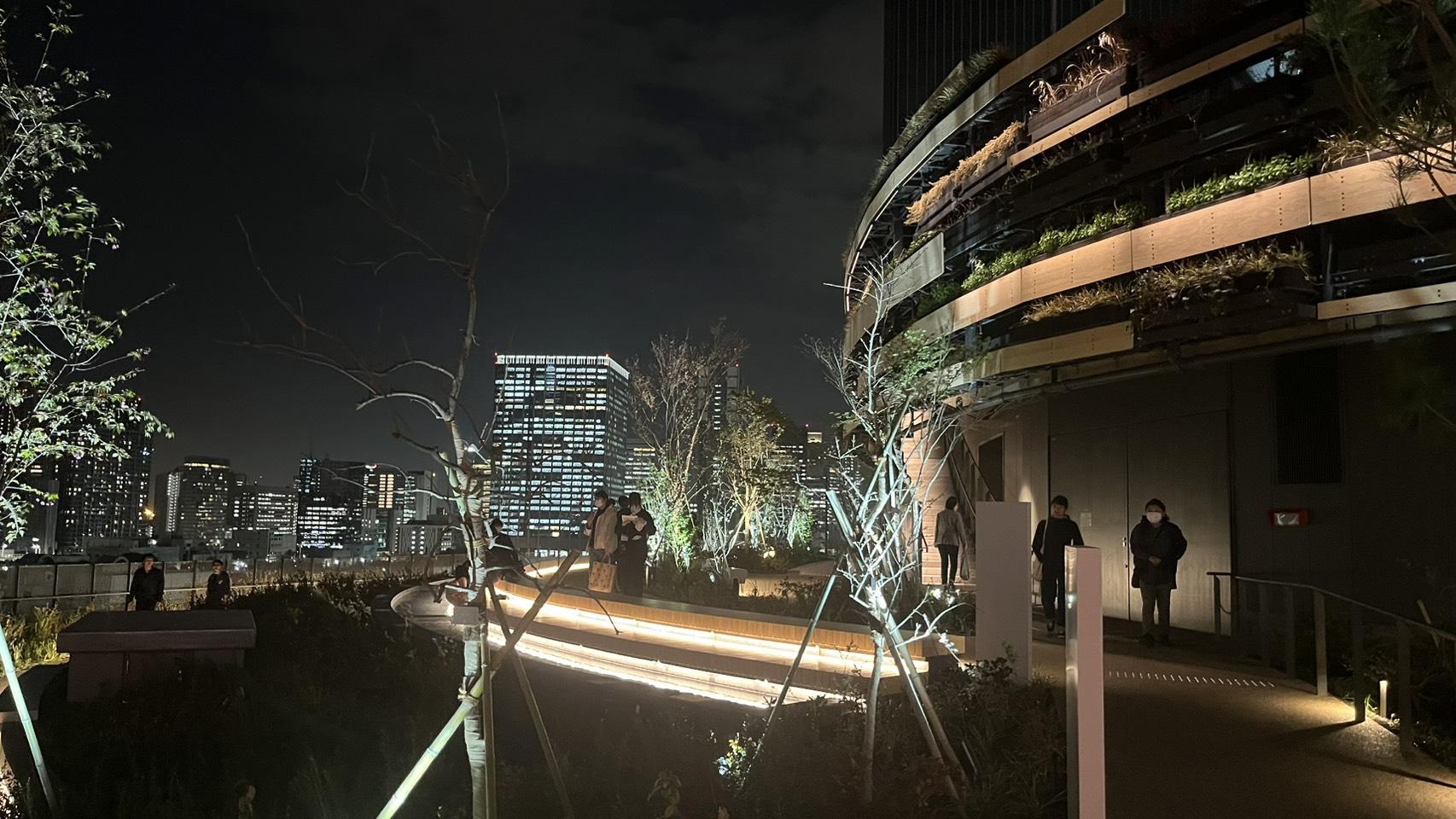 足湯テラスの様子