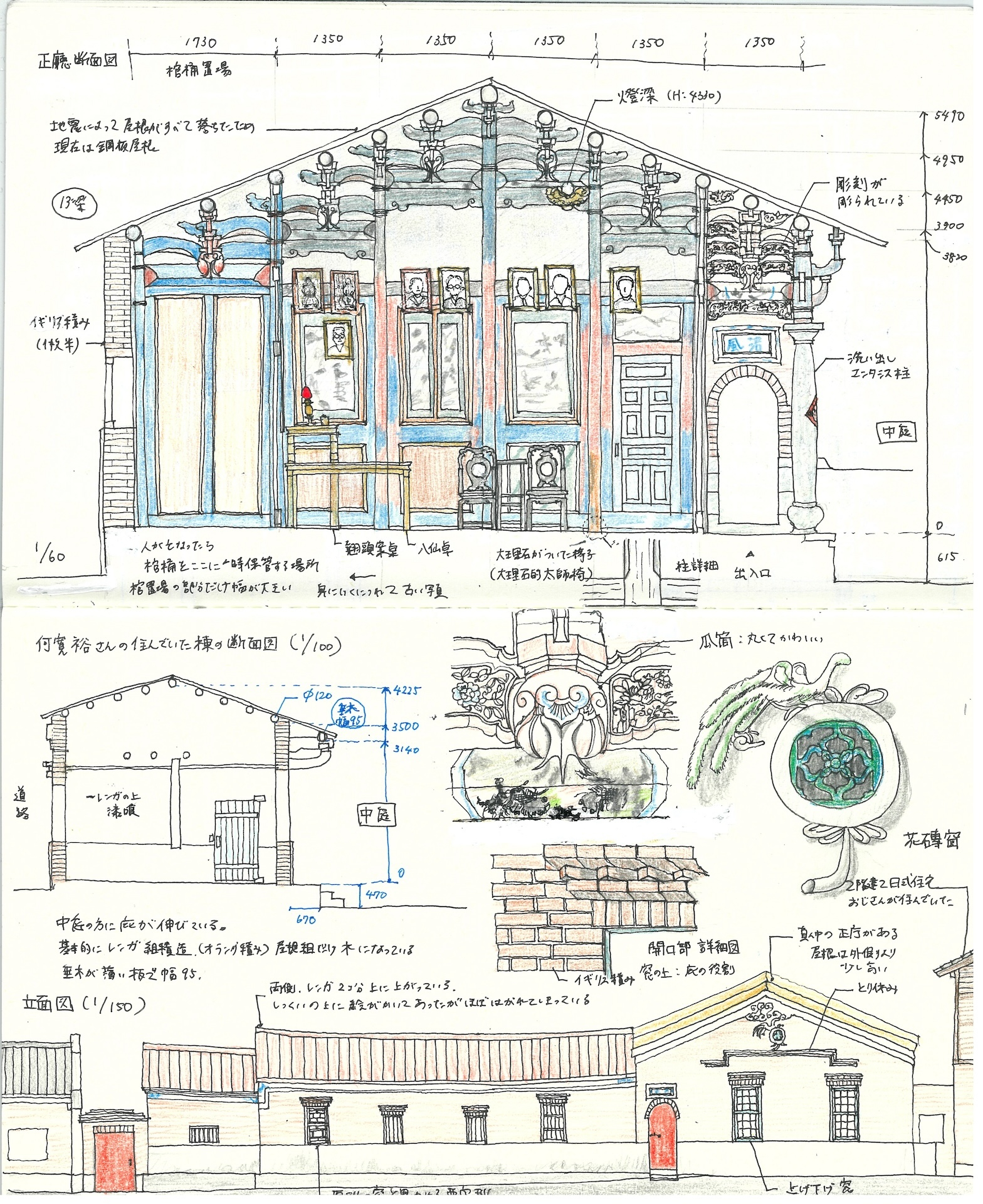 09_これは台湾に行った時の実測ノートです