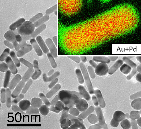 量子線照射で合成した高活性触媒金属ナノ構造体