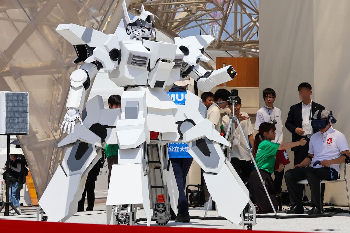 ロボットの操縦体験