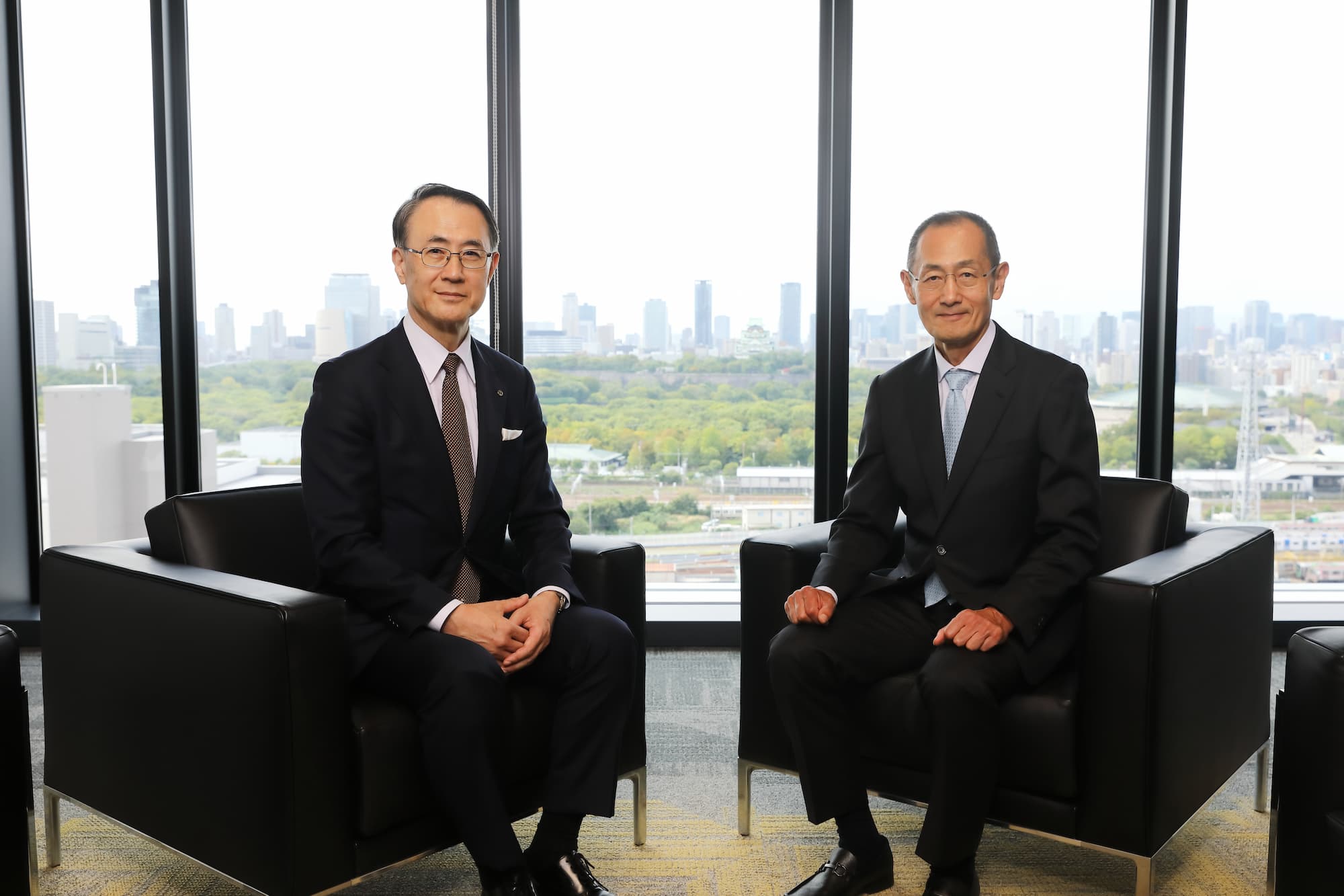 山中伸弥氏、櫻木 弘之学長