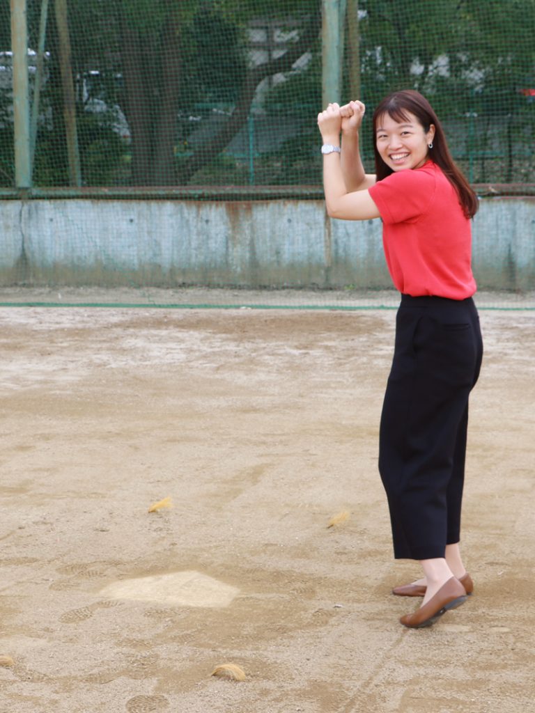 準硬式野球部マネージャーをしていたグラウンドにて