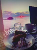 海の見えるカフェ