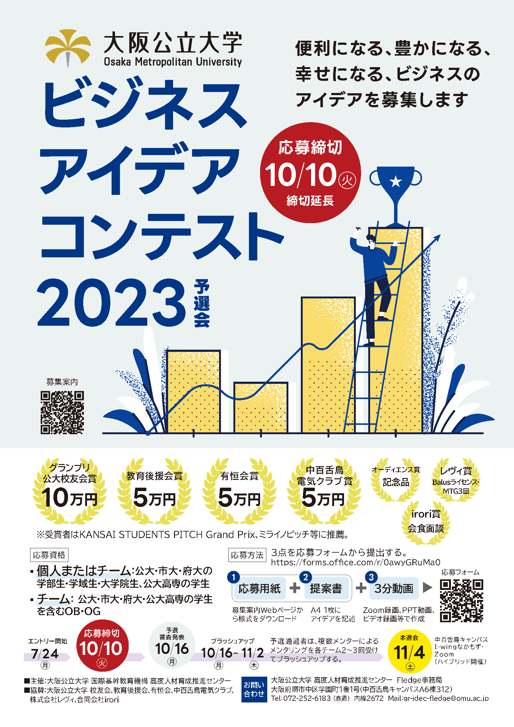 ビジネスアイデアコンテスト2023予選会ポスター