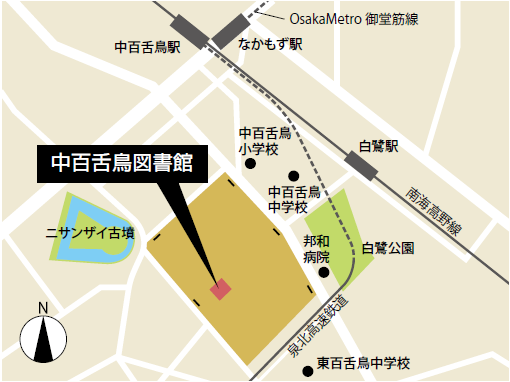 中百舌鳥map