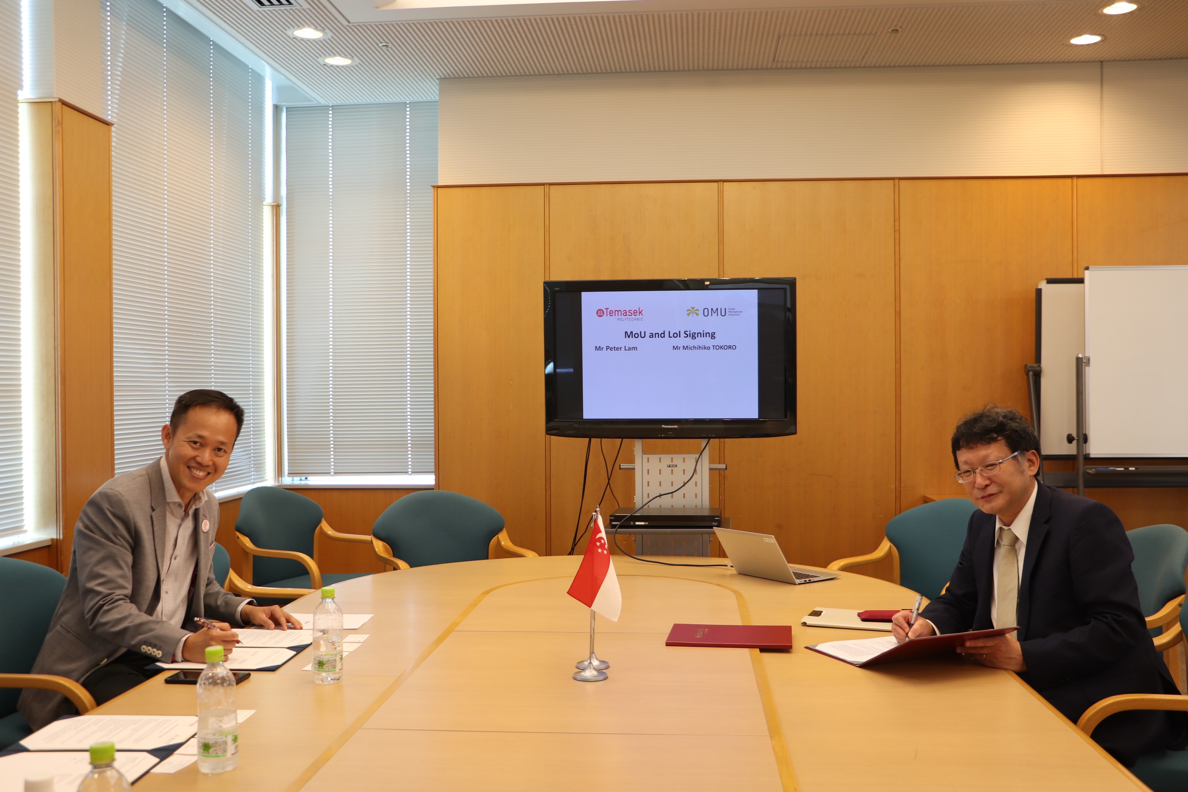 シンガポールTemasek Polytechnic と連携協定05