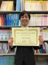 井戸先生(Teacher of the Yearを受賞)