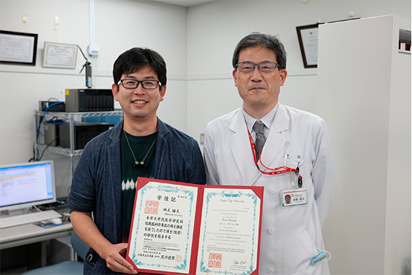 田上雄大先生が見事学位を取得されました