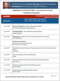 2nd Rhoton Society Virtual Meeting and 8th International Zoomposium on Microneurosurgical Anatomy