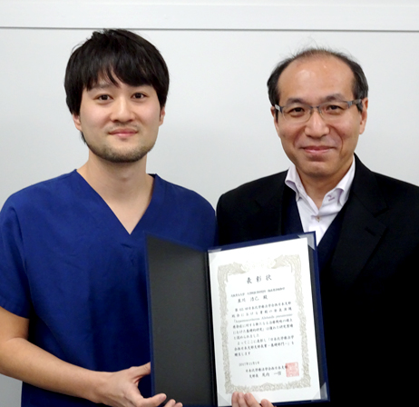 第12回日本化学療法学会西日本支部総会にて支部長賞を受賞!!