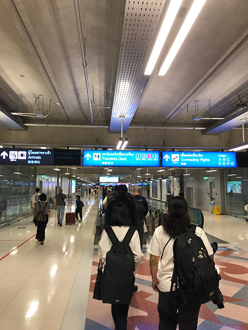スワンナプーム到着