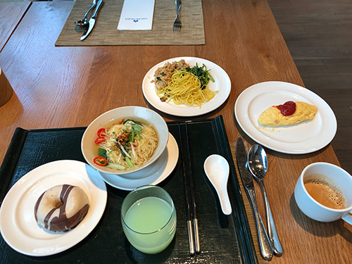 日航ホテルの充実した朝食