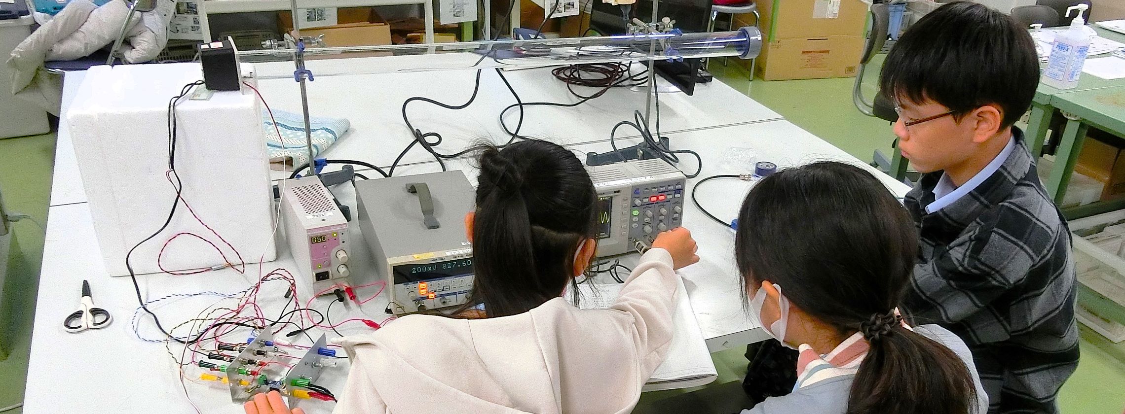 演示実験_気柱の共鳴