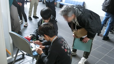 20251103_白鷺祭OPENLAB. microbit気温