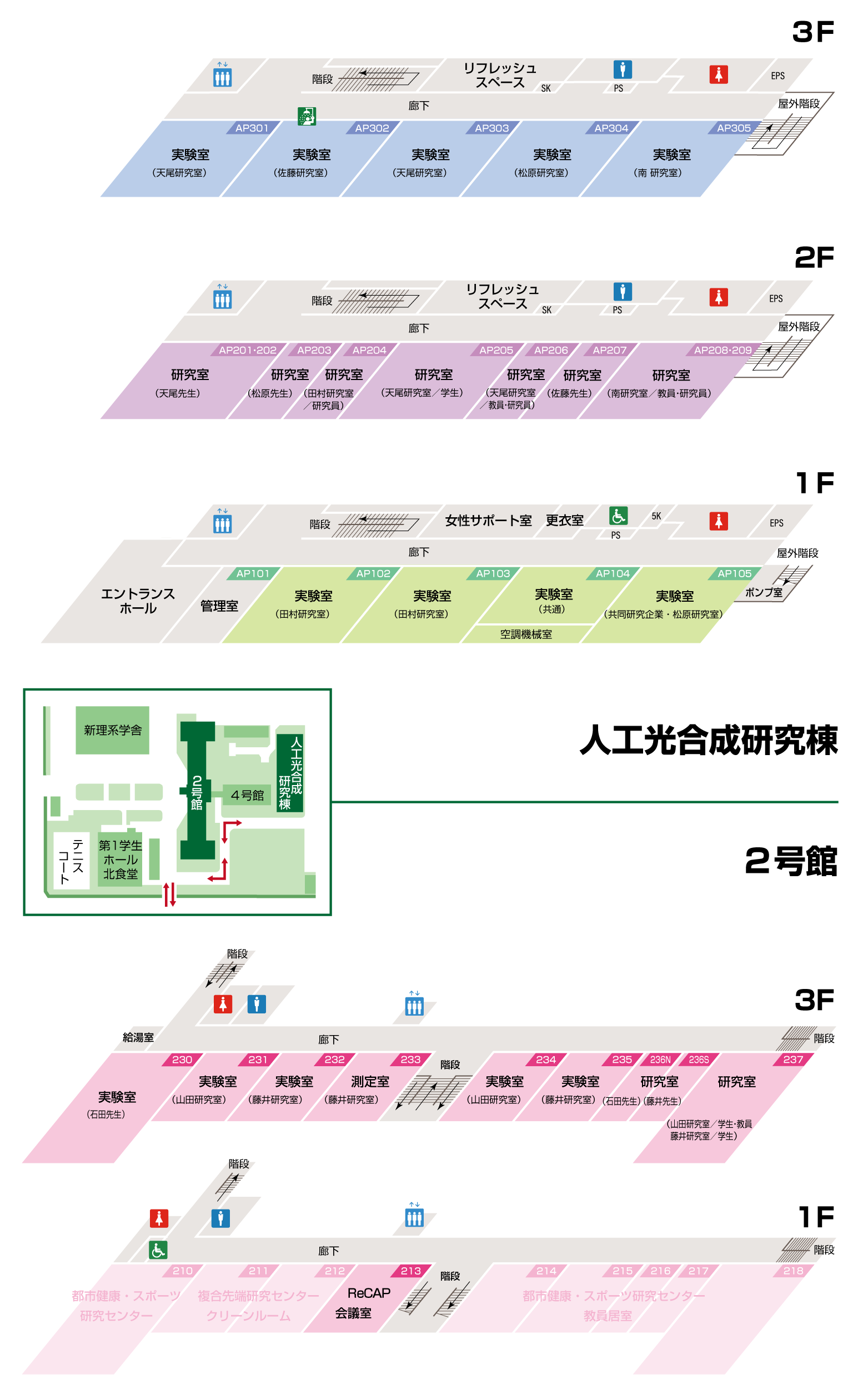 センター内配置図