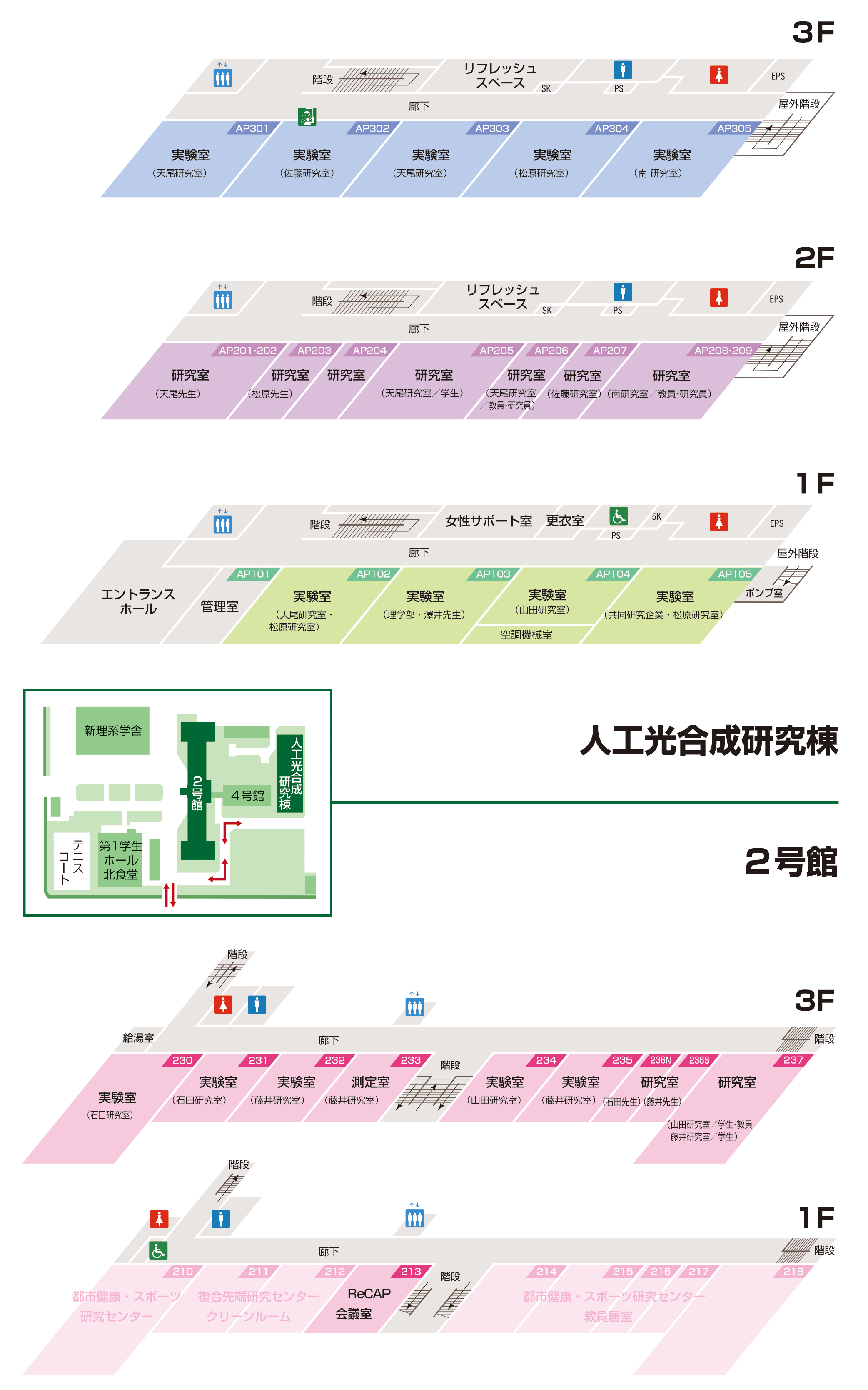 センター内配置図