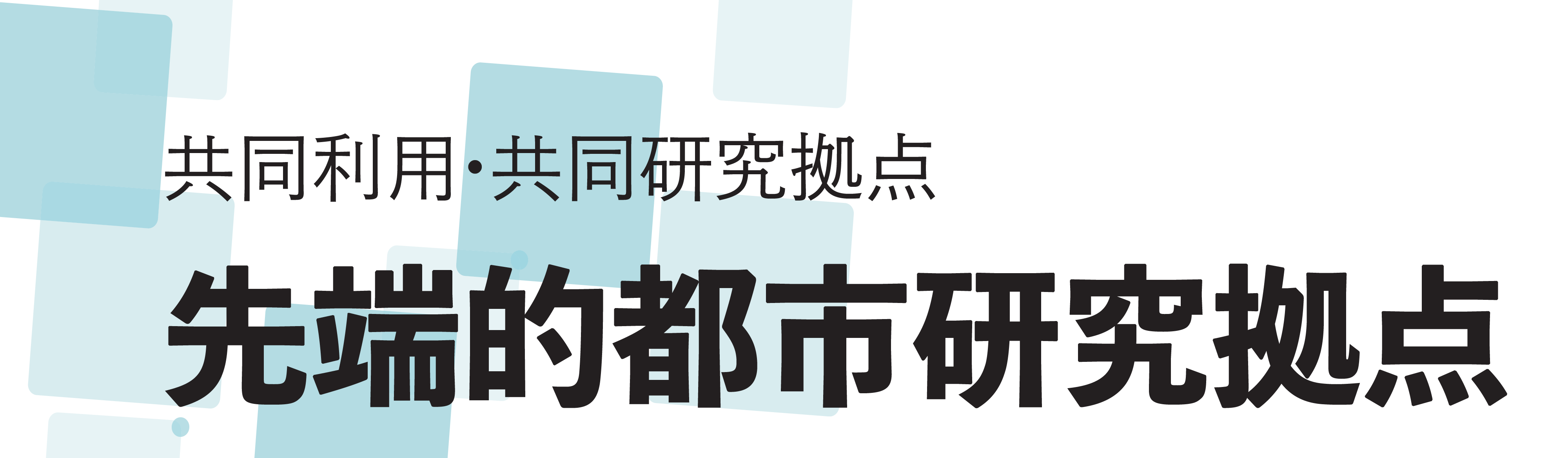 共同利用・共同研究拠点