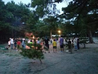 兵庫県立大学防災キャンプ　学生受け入れ