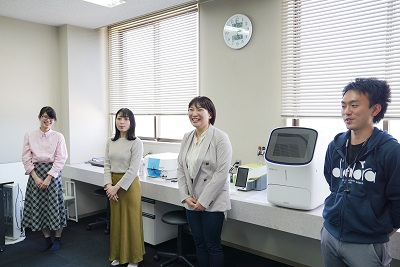 生物化学科　研究室風景