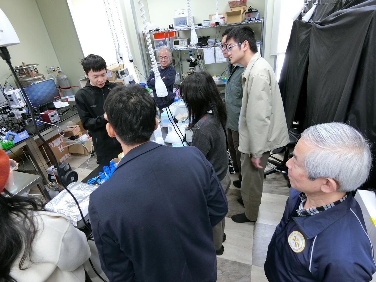 国立清華大学の北森武彦玉山栄誉講座教授（東京大学前副学長）の研究室を訪問