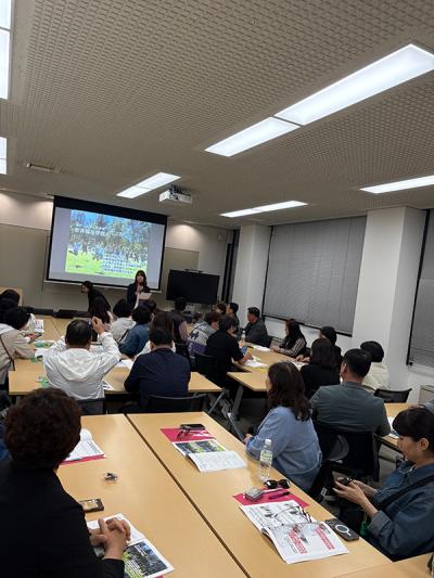 韓国地域児童センター全国協議会のメンバーが教育福祉学類を訪問