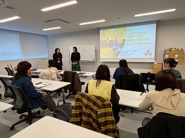  信州大学教育実践科学ユニット安達仁美ゼミ生への講義