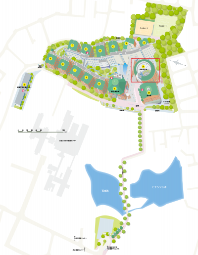 羽曳野キャンパスの地図
