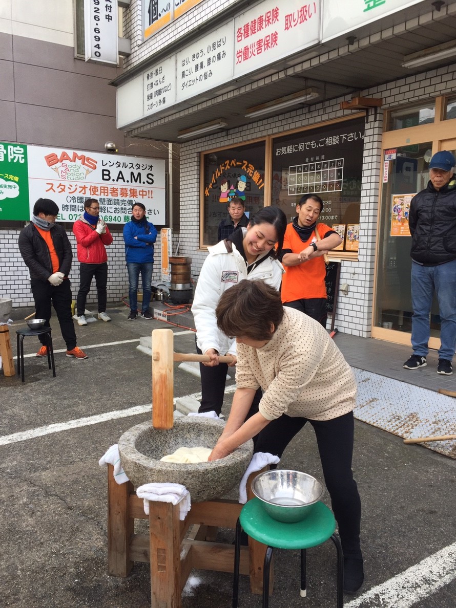 高鷲 餅つき大会1